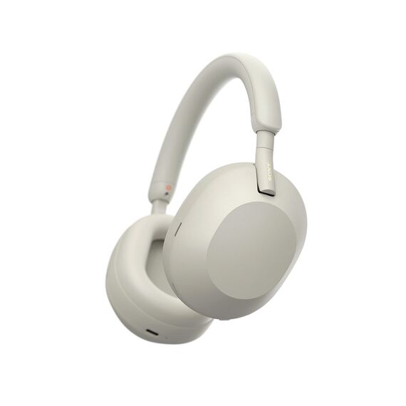 Sony WH-1000XM5 kabellose Bluetooth Noise Cancelling Kopfhörer (30h Akku, Touch Sensor, Headphones Connect App, Schnellladefunktion, optimiert für Amazon Alexa, Headset mit Mikrofon) Silber
