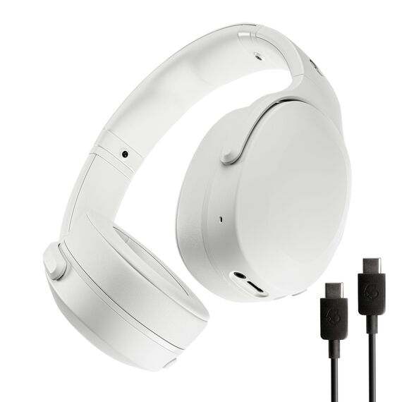 Skullcandy Crusher Evo Over-Ear Wireless-Kopfhörer mit Sensory Bass, 40 Std. Akkulaufzeit, Extra Charging Cable, Mikro, kompatibel mit iPhone, Android und Bluetooth-Geräten, Bone