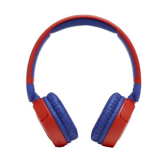 JBL Jr310 BT On-Ear Kinder-Kopfhörer - Rot-Blau – Kabellose Bluetooth-Ohrhörer mit Headset und Fernbedienung – Ideal für Schule und Freizeit