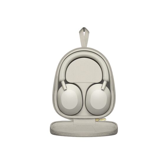 Sony WH-1000XM5 kabellose Bluetooth Noise Cancelling Kopfhörer (30h Akku, Touch Sensor, Headphones Connect App, Schnellladefunktion, optimiert für Amazon Alexa, Headset mit Mikrofon) Silber