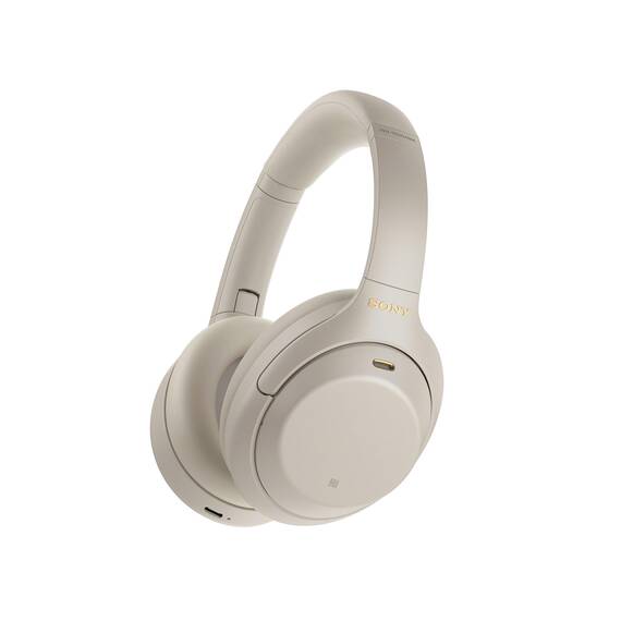 Sony WH-1000XM4 kabellose Bluetooth Noise Cancelling Kopfhörer (30h Akku, Touch Sensor, Headphones Connect App, Schnellladefunktion, optimiert für Amazon Alexa, Headset mit Mikrofon) Silber