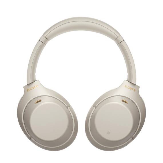 Sony WH-1000XM4 kabellose Bluetooth Noise Cancelling Kopfhörer (30h Akku, Touch Sensor, Headphones Connect App, Schnellladefunktion, optimiert für Amazon Alexa, Headset mit Mikrofon) Silber
