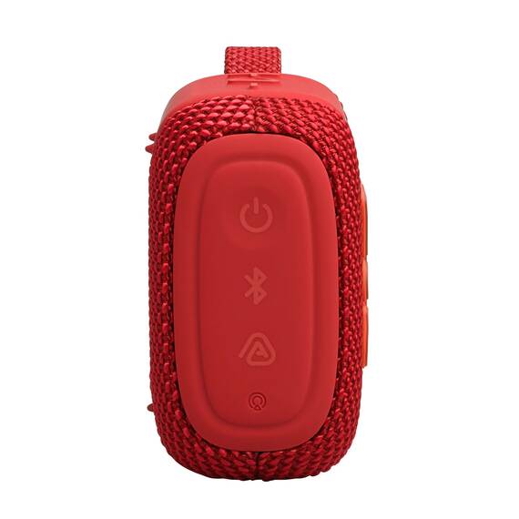 JBL GO 5 Ultra‑tragbarer Bluetooth‑Lautsprecher mit großem JBL Pro Sound und kräftigem Bass, AirTouch‑Pairing, wasserdichtes Design, 10 Stunden Wiedergabezeit, Rot