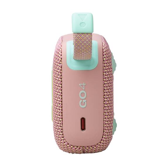 JBL Go 4 in Pink – Tragbare Bluetooth-Lautsprecher-Box mit JBL Pro Sound, tiefem Bass und Playtime-Boost-Funktion – Wasserfest und staubfest – 7 h Laufzeit