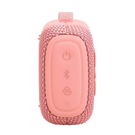 JBL GO 5 Ultra‑tragbarer Bluetooth‑Lautsprecher mit großem JBL Pro Sound und kräftigem Bass, AirTouch‑Pairing, wasserdichtes Design, 10 Stunden Wiedergabezeit, Rosa
