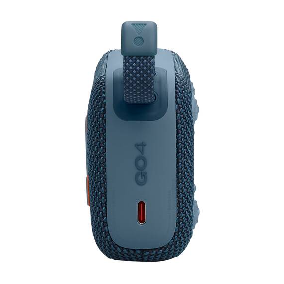 JBL Go 4 - Blau – Tragbare Bluetooth-Lautsprecher-Box mit JBL Pro Sound, tiefem Bass und Playtime-Boost-Funktion – Wasserfest und staubfest – 7 h Laufzeit