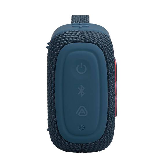 JBL GO 5 Ultra‑tragbarer Bluetooth‑Lautsprecher mit großem JBL Pro Sound und kräftigem Bass, AirTouch‑Pairing, wasserdichtes Design, 10 Stunden Wiedergabezeit, Blau