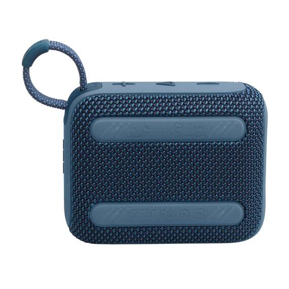 JBL Go 4 - Blau – Tragbare Bluetooth-Lautsprecher-Box mit JBL Pro Sound, tiefem Bass und Playtime-Boost-Funktion – Wasserfest und staubfest – 7 h Laufzeit