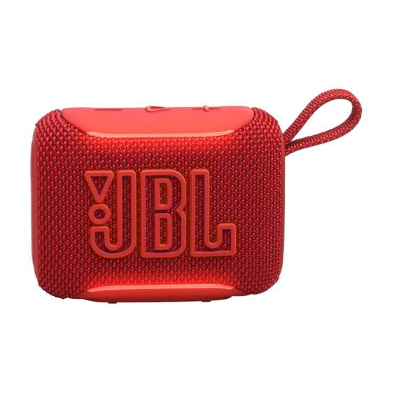 JBL GO 5 Ultra‑tragbarer Bluetooth‑Lautsprecher mit großem JBL Pro Sound und kräftigem Bass, AirTouch‑Pairing, wasserdichtes Design, 10 Stunden Wiedergabezeit, Rot
