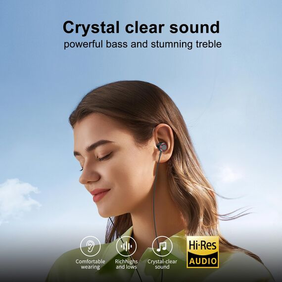 AESIGN In Ear Kopfhörer mit Kabel, 3-er Set mit Mikrofon und Lautstärkeregler, Stereo, Leichte In-Ear Ohrhörer, Kompatibel für Samsung, Tablet, Laptops, MP3 Player und Andere 3,5 mm Geräte