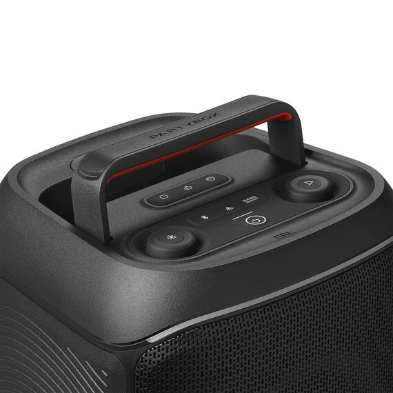 JBL Partybox Club 120 in Schwarz – Tragbare Bluetooth-Lautsprecher-Box mit JBL Pro Sound, Lichtshow, KI-Sound-Boost und Teleskopgriff – 12 h Laufzeit