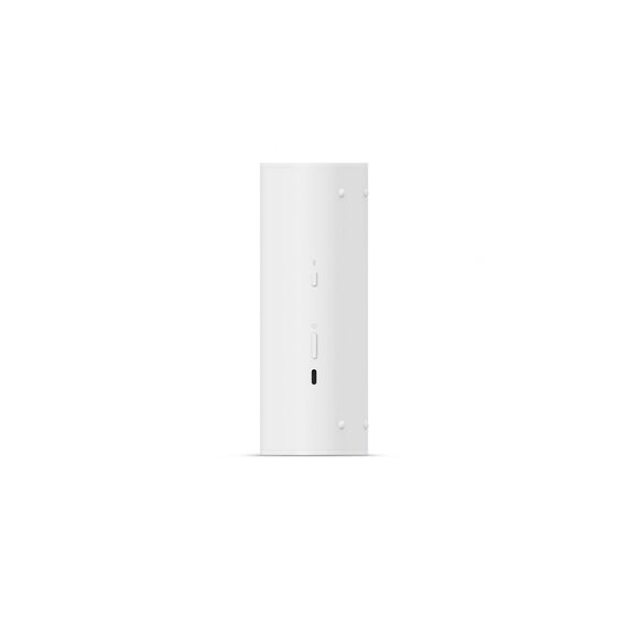 Sonos Roam 2 | Leichter, mobiler und wasserdichter Speaker mit Bluetooth, WLAN, mindestens 10 Stunden Akkulaufzeit und Voice Control für drinnen und draußen - Weiß