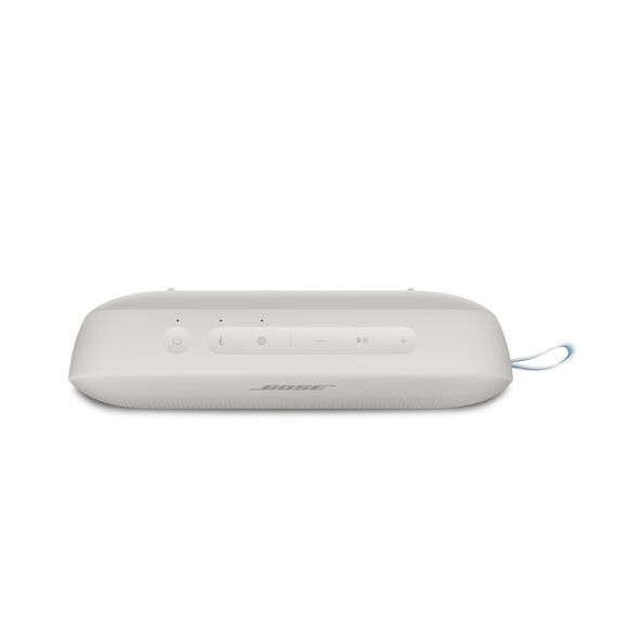 Bose SoundLink Flex Tragbarer Bluetooth-Lautsprecher (2. Gen.), Tragbarer Außen-Lautsprecher mit naturgetreuem Klang, bis zu 12 h Akkulaufzeit, staubdicht und wasserdicht, Nebelgrau - Limited Edition