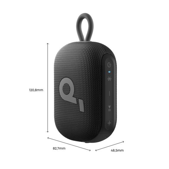 soundcore Select 4 Go Bluetooth Lautsprecher von Anker, portabler Mini-Lautsprecher Dusche, 20h Spielzeit, IP67 Wasser- und staubfest, schwimmfähig, kraftvoller Sound, für drinnen, draußen & Wandern