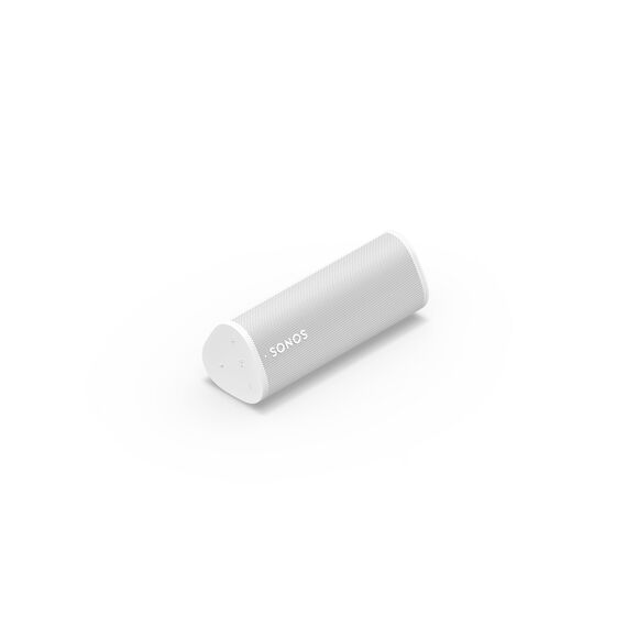 Sonos Roam 2 | Leichter, mobiler und wasserdichter Speaker mit Bluetooth, WLAN, mindestens 10 Stunden Akkulaufzeit und Voice Control für drinnen und draußen - Weiß
