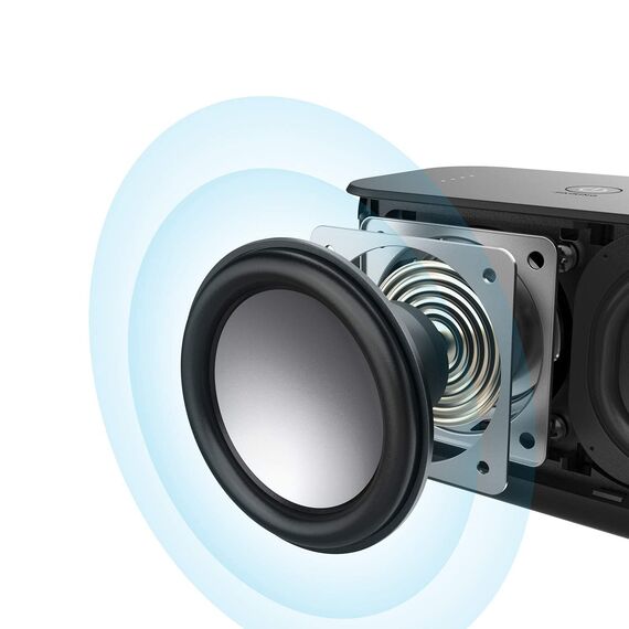 Anker SoundCore Boost Bluetooth Lautsprecher, BassUp Technologie, IPX7 Wasserschutz, 12 Std Akku, 20m Reichweite, Duale Treiber, intensiver Bass, EQ