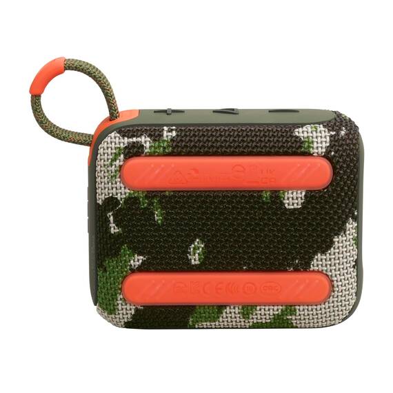 JBL Go 4 in Camouflage – Tragbare Bluetooth-Lautsprecher-Box mit JBL Pro Sound, tiefem Bass und Playtime-Boost-Funktion – Wasserfest und staubfest – 7 h Laufzeit