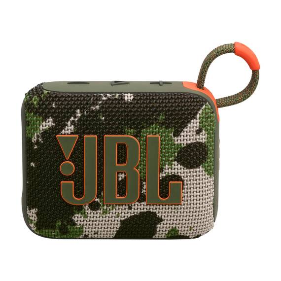 JBL Go 4 in Camouflage – Tragbare Bluetooth-Lautsprecher-Box mit JBL Pro Sound, tiefem Bass und Playtime-Boost-Funktion – Wasserfest und staubfest – 7 h Laufzeit