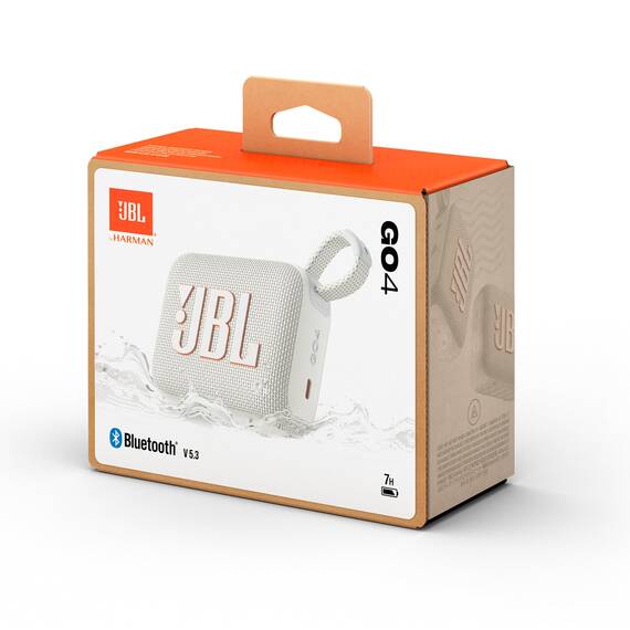 JBL Go 4 - Grau – Tragbare Bluetooth-Lautsprecher-Box mit JBL Pro Sound, tiefem Bass und Playtime-Boost-Funktion – Wasserfest und staubfest – 7 h Laufzeit