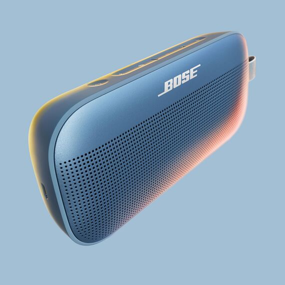 Bose SoundLink Flex Tragbarer Bluetooth Lautsprecher (2. Gen.), Tragbarer Outdoor Lautsprecher, wasserdicht und staubdicht, mit naturgetreuem Klang, bis zu 12 Stunden Akkulaufzeit, Dämmerungsblau