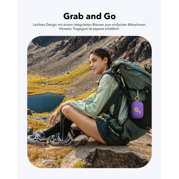 soundcore Select 4 Go Bluetooth Lautsprecher, ultraportabel, bis zu 20h Wiedergabe, IP67 Wasser- und Staubschutz, schwimmfähig, kraftvoller Sound, für drinnen und draußen, Wandern und Radfahren