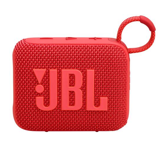JBL Go 4 in Rot – Tragbare Bluetooth-Lautsprecher-Box mit JBL Pro Sound, tiefem Bass und Playtime-Boost-Funktion – Wasserfest und staubfest – 7 h Laufzeit