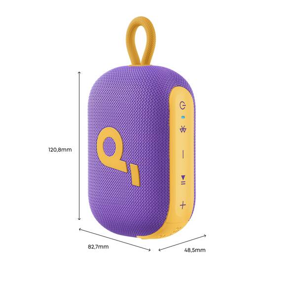 soundcore Select 4 Go Bluetooth Lautsprecher, ultraportabel, bis zu 20h Wiedergabe, IP67 Wasser- und Staubschutz, schwimmfähig, kraftvoller Sound, für drinnen und draußen, Wandern und Radfahren