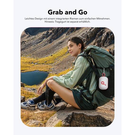 soundcore Select 4 Go Bluetooth Lautsprecher, ultraportabel, bis zu 20h Wiedergabe, IP67 Wasser- und Staubschutz, schwimmfähig, kraftvoller Sound, für drinnen und draußen, Wandern und Radfahren