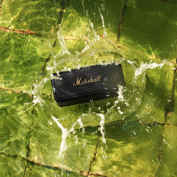Marshall Emberton II Bluetooth Tragbarer Lautsprecher, Kabelloser, Wasserabweisend - Schwarz und Messing