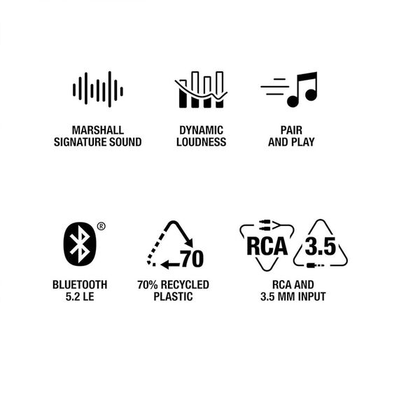 Marshall Stanmore III Bluetooth-Lautsprecher – Schwarz