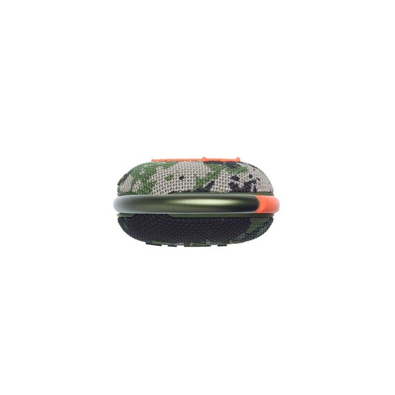 JBL CLIP 4 Bluetooth Lautsprecher - Camouflage – Wasserdichte, tragbare Musikbox mit praktischem Karabiner – Bis zu 10 Stunden kabelloses Musik Streaming
