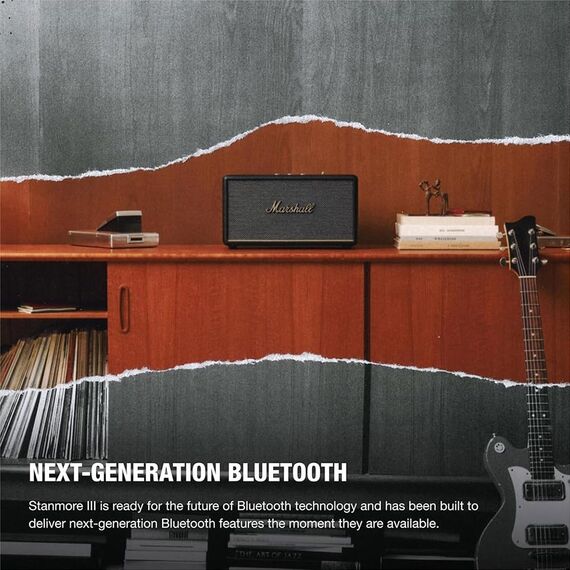 Marshall Stanmore III Bluetooth-Lautsprecher – Schwarz