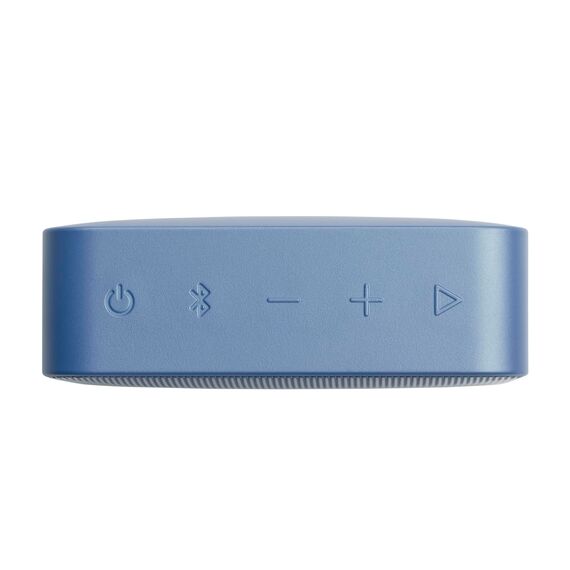 JBL GO Essential 2, tragbarer Bluetooth-Lautsprecher mit Original JBL Pro Sound, bis zu 5 Stunden Akkulaufzeit, mit IP67 wasserdichtem Design, Blau