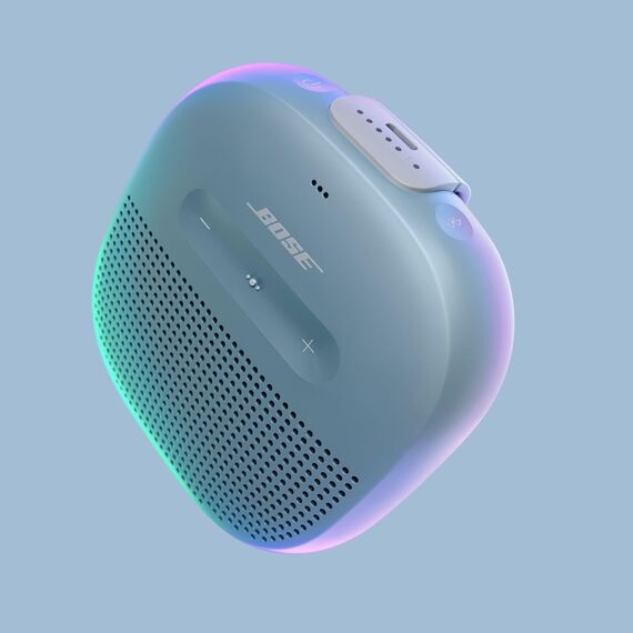 Bose SoundLink Micro Bluetooth Speaker: Kleiner tragbarer, wasserdichter Lautsprecher mit Mikrofon, Blau
