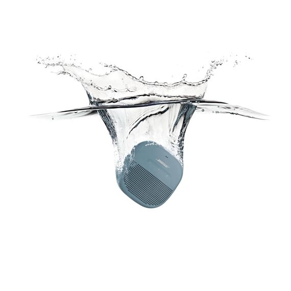 Bose SoundLink Micro Bluetooth Speaker: Kleiner tragbarer, wasserdichter Lautsprecher mit Mikrofon, Blau