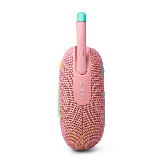 JBL Clip 5 - Pink– Tragbare Bluetooth-Lautsprecher-Box mit JBL Pro Sound, tiefem Bass und Playtime-Boost-Funktion – Wasserfest und staubfest – 12 h Laufzeit