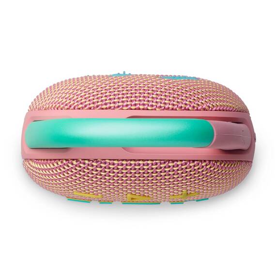 JBL Clip 5 - Pink– Tragbare Bluetooth-Lautsprecher-Box mit JBL Pro Sound, tiefem Bass und Playtime-Boost-Funktion – Wasserfest und staubfest – 12 h Laufzeit