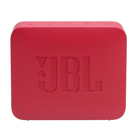 JBL GO Essential 2, tragbarer Bluetooth-Lautsprecher mit Original JBL Pro Sound, bis zu 5 Stunden Akkulaufzeit, mit IP67 wasserdichtem Design, Rot