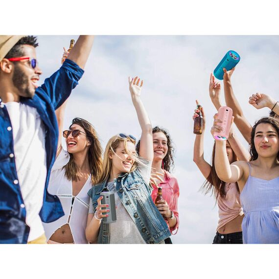 Ortizan Bluetooth Lautsprecher mit Licht, Musikbox Tragbarer Bluetooth Box mit IPX7 wasserdicht, Dualen Bass-Treibern, 30h Akku, Freisprechfunktion für Phone, Draußen