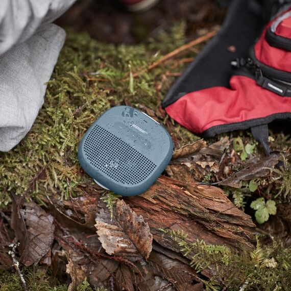 Bose SoundLink Micro Bluetooth Speaker: Kleiner tragbarer, wasserdichter Lautsprecher mit Mikrofon, Blau