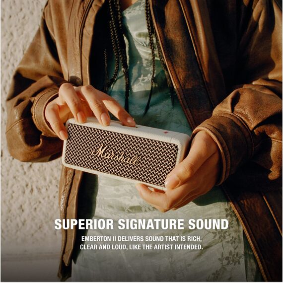 Marshall Emberton II Portable Bluetooth Speaker - Cream