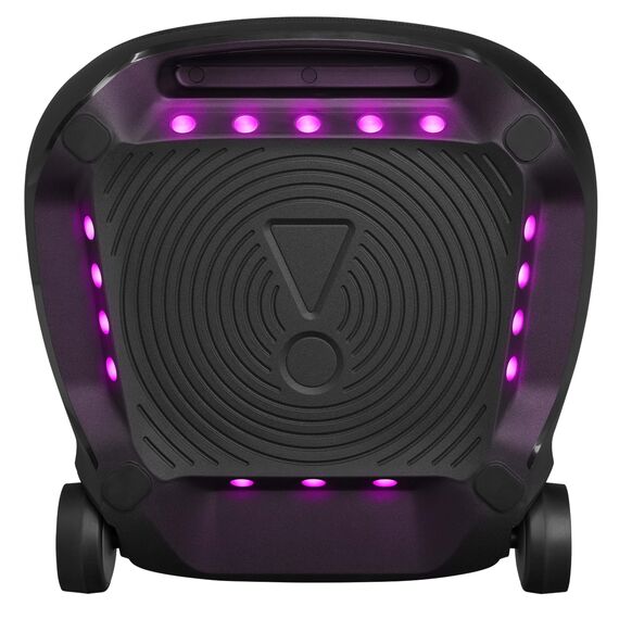 JBL PartyBox Ultimate – Kraftvoller Lautsprecher mit Bluetooth und Wifi – JBL Pro Sound mit Lichteffekten – Wasserfest und mit Rädern zum einfachen Transport – Schwarz
