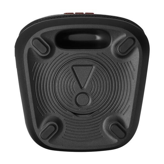 JBL PartyBox Stage 120 in Schwarz – Tragbare Bluetooth-Lautsprecher-Box mit JBL Pro Sound, Lichtshow, KI-Sound-Boost und Teleskopgriff – 12 h Laufzeit, UK Stecker (Typ G)