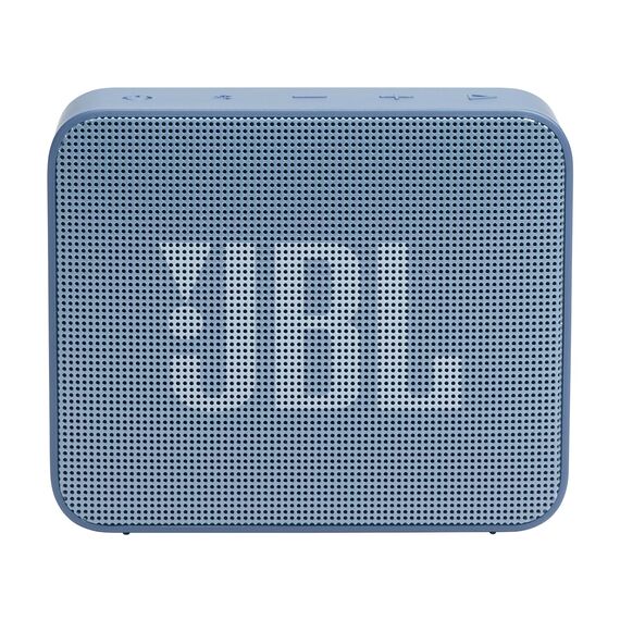 JBL GO Essential 2, tragbarer Bluetooth-Lautsprecher mit Original JBL Pro Sound, bis zu 5 Stunden Akkulaufzeit, mit IP67 wasserdichtem Design, Blau