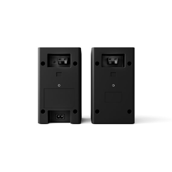 LG SPT8-S Rücklautsprecher-Set, Rücklautsprecher-Set für Soundbars, 100 W Leistung und 2,0 Kanäle, leistungsstarker und Surround-Sound, platzsparendes Design, Schwarz