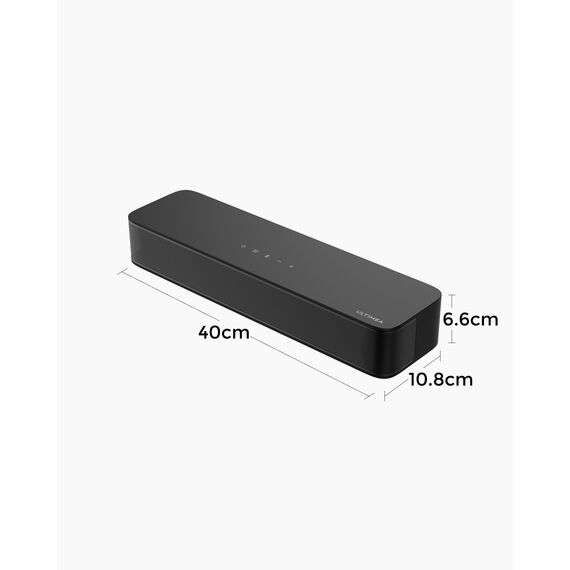ULTIMEA 2.1 Soundbar für TV Geräte mit integriertem Subwoofer, APP-Steuerung, 132W All-in-One PC Soundbar für Gaming, TV Lautsprecher mit Verstellbarem Bass, Bluetooth® 5.4, Opt/AUX, Poseidon M20 Pro