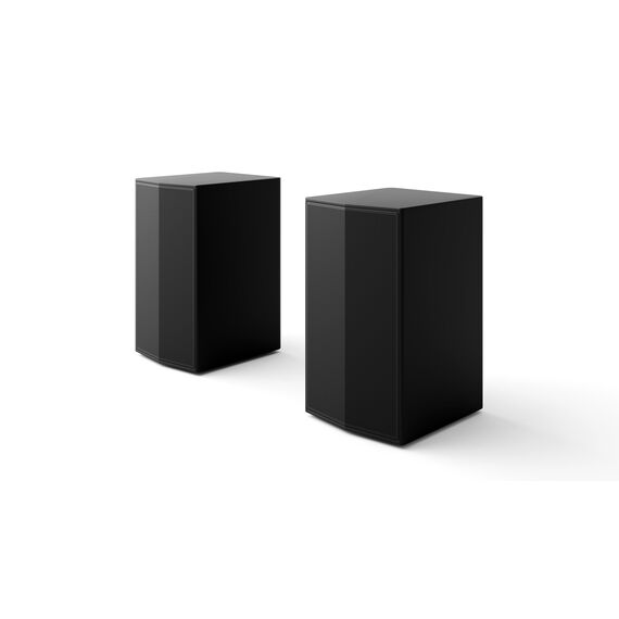 LG SPT8-S Rücklautsprecher-Set, Rücklautsprecher-Set für Soundbars, 100 W Leistung und 2,0 Kanäle, leistungsstarker und Surround-Sound, platzsparendes Design, Schwarz