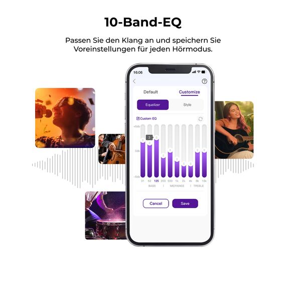 ULTIMEA 7.1-Kanal Surround Sound System mit Subwoofer, 4 Surround-Lautsprechern, mit Dolby Atmos, VoiceMX, BassMX, 420 W, Soundbar für TV-Geräte, HDMI eARC, App-Steuerung, Aura A60 Pro, Modell 2026