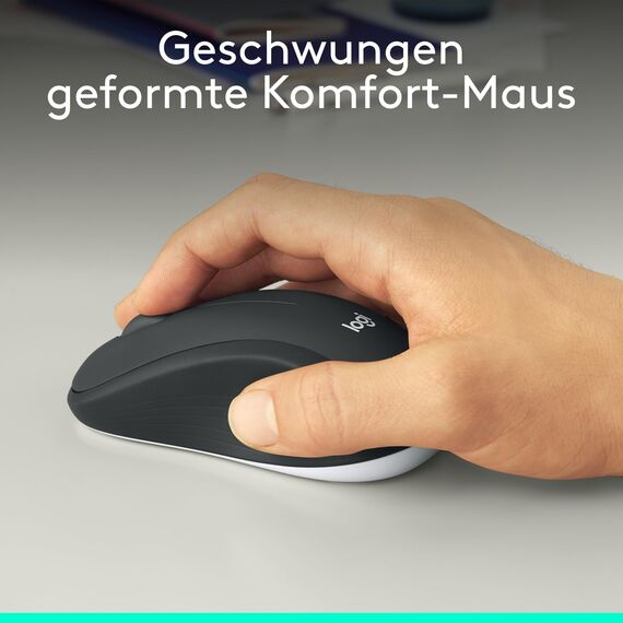Logitech MK540 Advanced Kabellose Tastatur und Maus Combo - Schwarz + Norton 360 Deluxe 2024, Antivirensoftware für 3 Geräte