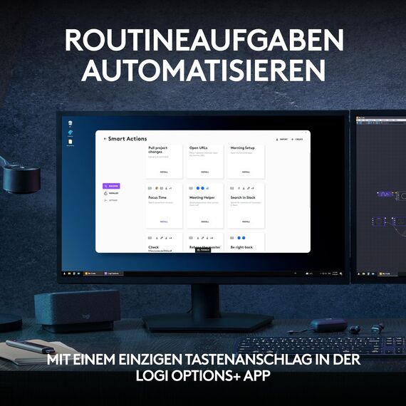 Logitech MX Keys S kabellose Tastatur, Low Profile, Fluid Quiet Typing, Programmable, Backlighting, Bluetooth, USB C Rechargeable, für Windows PC, Linux, Chrome, Mac, Deutsches QWERTZ - Grau